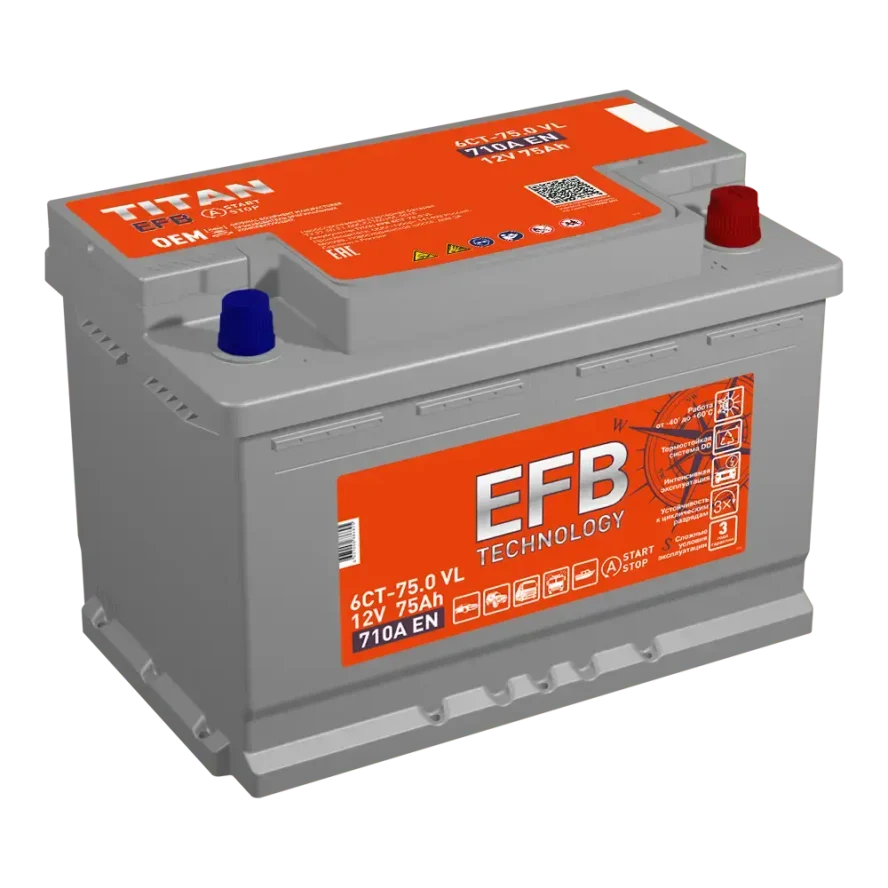 TITAN EFB 6СТ-75.0 VL